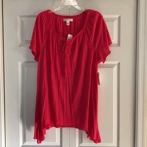 Brand new pink short sleeved shirt